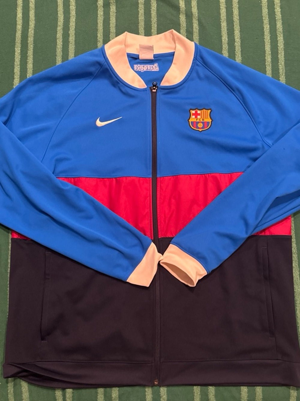 Nike FC Barcelona men’s ' Blue & Red Track Jacket